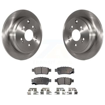 Rear Disc Brake Rotors And Semi-Metallic Pads Kit For 2005-2010 Honda Odyssey K8F-101786