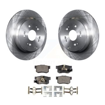 Rear Disc Brake Rotors And Semi-Metallic Pads Kit For Honda CR-V Acura RDX K8F-101787