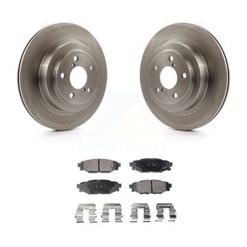 Rear Disc Brake Rotors And Semi-Metallic Pads Kit For Subaru Legacy K8F-101800
