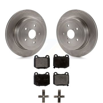 Rear Disc Brake Rotors And Semi-Metallic Pads Kit For Subaru Impreza K8F-101805