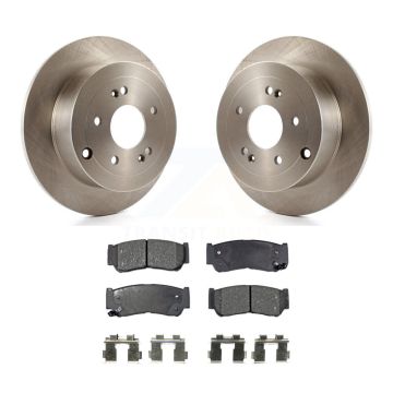 Rear Disc Brake Rotors And Semi-Metallic Pads Kit For 2007-2009 Hyundai Santa Fe K8F-101834