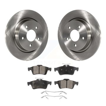 Rear Disc Brake Rotors And Semi-Metallic Pads Kit For Volvo S40 C30 V50 C70 K8F-101850