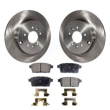 Rear Disc Brake Rotors And Semi-Metallic Pads Kit For 2007-2015 Mazda CX-9 K8F-101855