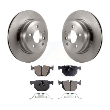 Rear Disc Brake Rotors And Semi-Metallic Pads Kit For BMW X5 X6 K8F-101859