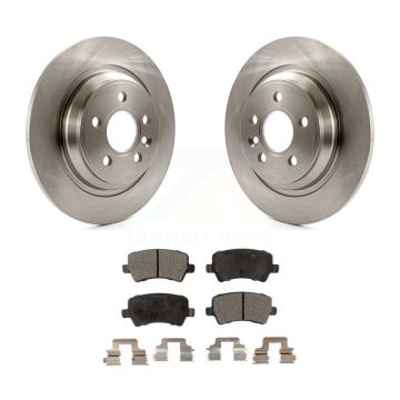 Rear Disc Brake Rotors Semi-Metallic Pad Kit For Volvo XC70 S60 V60 S80 Cross Country V70 K8F-101867