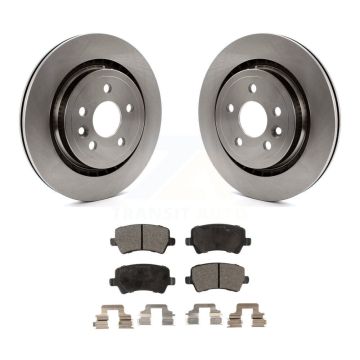 Rear Disc Brake Rotors And Semi-Metallic Pads Kit For Volvo XC70 S60 V60 S80 V70 K8F-101869