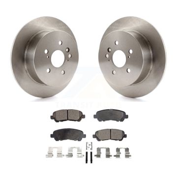 Rear Disc Brake Rotors And Semi-Metallic Pads Kit For 2008-2013 Toyota Highlander K8F-101871
