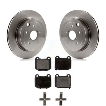Rear Disc Brake Rotors And Semi-Metallic Pads Kit For Subaru Impreza WRX STI K8F-101881