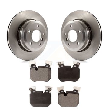 Rear Disc Brake Rotors And Semi-Metallic Pads Kit For BMW 135i 135is K8F-101883