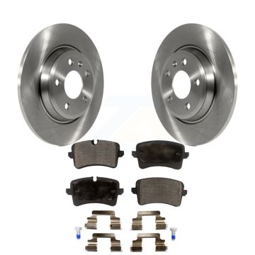 Rear Disc Brake Rotors And Semi-Metallic Pads Kit For Audi A7 Quattro A6 K8F-101886