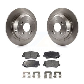 Rear Disc Brake Rotors And Semi-Metallic Pads Kit For Hyundai Genesis K8F-101888