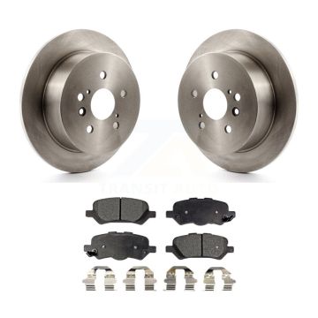 Rear Disc Brake Rotors And Semi-Metallic Pads Kit For 2009-2016 Toyota Venza K8F-101891