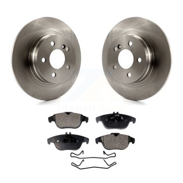 Rear Disc Brake Rotors And Semi-Metallic Pads Kit For Mercedes-Benz C300 C250 C230 K8F-101892