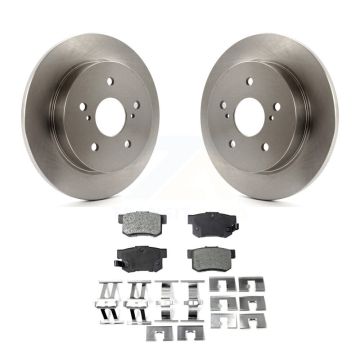 Rear Disc Brake Rotors And Semi-Metallic Pads Kit For 2010-2013 Suzuki Kizashi K8F-101908