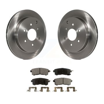 Rear Disc Brake Rotors And Semi-Metallic Pads Kit For INFINITI QX80 Nissan Armada QX56 K8F-101910