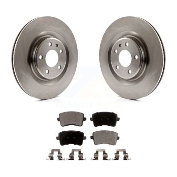 Rear Disc Brake Rotors And Semi-Metallic Pads Kit For Audi Q5 S4 A4 Quattro S5 SQ5 A5 K8F-101914