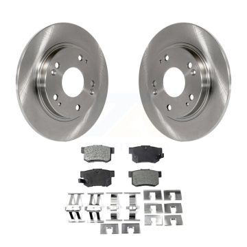 Rear Disc Brake Rotors And Semi-Metallic Pads Kit For 2011-2015 Honda CR-Z K8F-101918