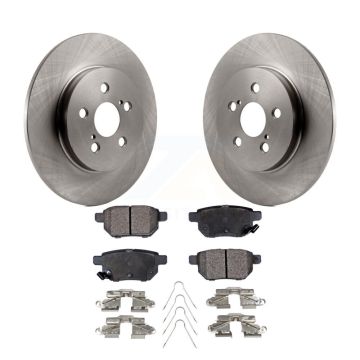 Rear Disc Brake Rotors And Semi-Metallic Pads Kit For Lexus CT200h K8F-101919