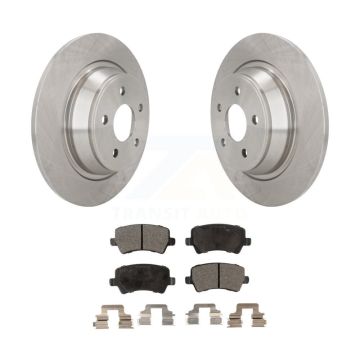 Rear Disc Brake Rotors And Semi-Metallic Pads Kit For 2012-2015 Land Rover Range Evoque K8F-101926