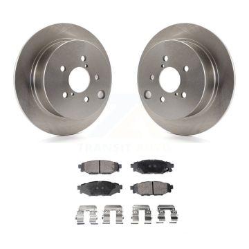 Rear Disc Brake Rotors And Semi-Metallic Pad Kit For Subaru Crosstrek Impreza Forester XV K8F-101930
