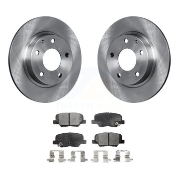 Rear Disc Brake Rotors And Semi-Metallic Pads Kit For Mazda 3 Sport K8F-101958
