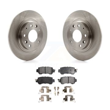 Rear Disc Brake Rotors And Semi-Metallic Pads Kit For 2016-2018 Mazda CX-3 K8F-101963