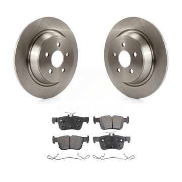 Rear Brake Rotors Semi-Metallic Pad Kit For Ford Edge Fusion Lincoln Nautilus MKX MKZ SSV K8F-101976
