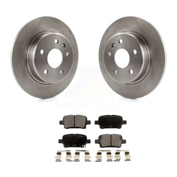 Rear Disc Brake Rotors And Semi-Metallic Pads Kit For Chevrolet Cruze Bolt EV Volt EUV K8F-101980