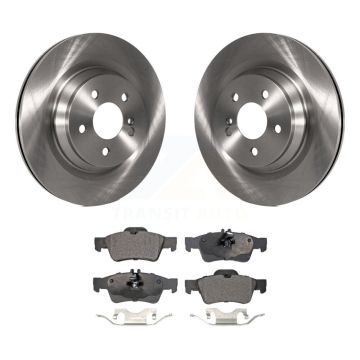 Rear Brake Rotors Semi-Metallic Pad Kit For Mercedes-Benz S550 S450 SL550 S350 CL550 S400 K8F-101981