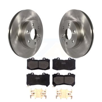Front Disc Brake Rotors Semi-Metallic Pad Kit For 2015-2020 Chevrolet Colorado GMC Canyon K8F-102488