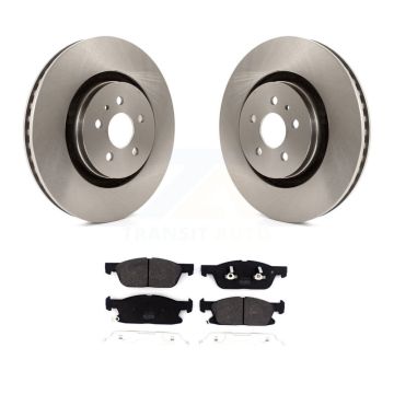 Front Disc Brake Rotors And Semi-Metallic Pad Kit For Ford Fusion Lincoln MKZ Continental K8F-102490