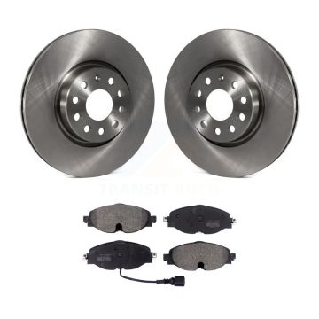 Front Brake Rotor Semi-Metallic Pad Kit For Volkswagen Golf Taos Audi GTI Jetta A3 Passat K8F-102495