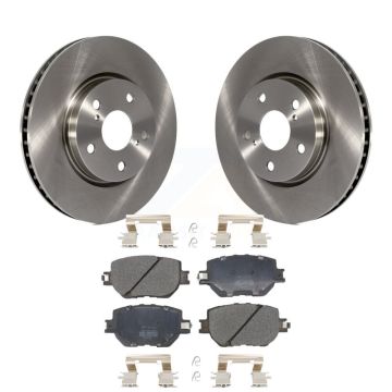 Front Disc Brake Rotors And Semi-Metallic Pads Kit For Lexus IS250 K8F-102497