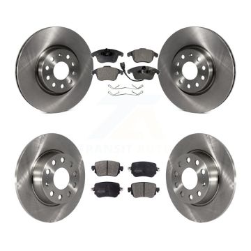 Front Rear Disc Brake Rotors And Semi-Metallic Pads Kit For Volkswagen Passat K8F-102562