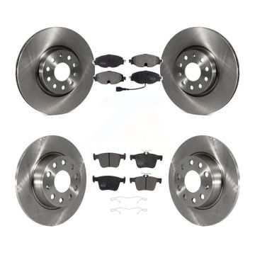 Front Rear Brake Rotor & Semi-Metallic Pad Kit For Volkswagen Taos Audi A3 Quattro e-tron K8F-102566