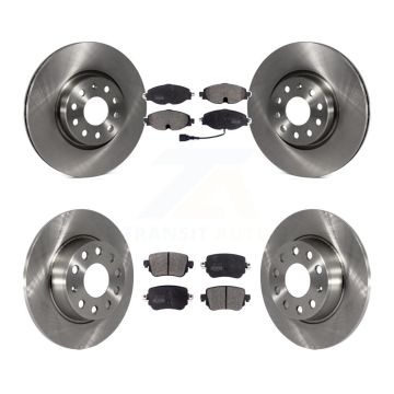 Front Rear Disc Brake Rotor Semi-Metallic Pad Kit For Volkswagen GTI Golf Alltrack Passat K8F-102567