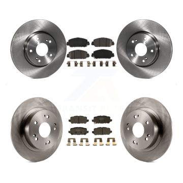 Front Rear Disc Brake Rotors And Semi-Metallic Pads Kit For 2016-2022 Honda HR-V K8F-102583