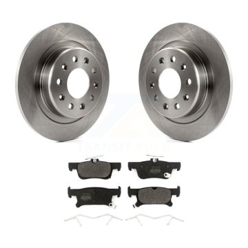 Rear Brake Rotors Semi-Metallic Pad Kit For Buick Envision With 288mm Diameter Rotor K8F-102592