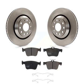 Rear Brake Rotor Semi-Metallic Pad Kit For Volkswagen Atlas Audi Q3 Cross Sport Golf R S3 K8F-102598