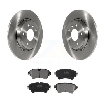 Rear Brake Rotor And Semi-Metallic Pad Kit For 2017-2019 Audi A4 Quattro With Solid K8F-102600