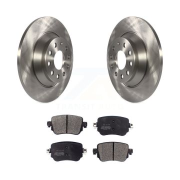 Rear Disc Brake Rotors And Semi-Metallic Pads Kit For 2016-2018 Audi Q3 Quattro K8F-102613