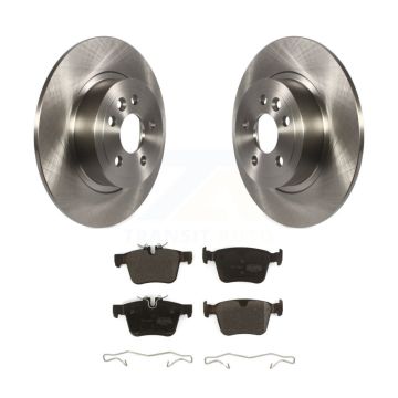 Rear Disc Brake Rotors And Semi-Metallic Pads Kit For 2016-2019 Land Rover Range Evoque K8F-102636