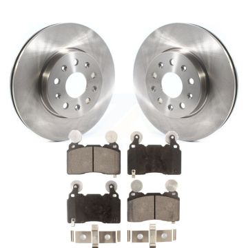 Front Disc Brake Rotors And Semi-Metallic Pads Kit For Cadillac CTS Chevrolet Camaro K8F-102646