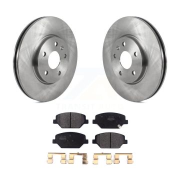 Front Disc Brake Rotors And Semi-Metallic Pads Kit For 2019 Buick Envision Cadillac XT4 K8F-102649