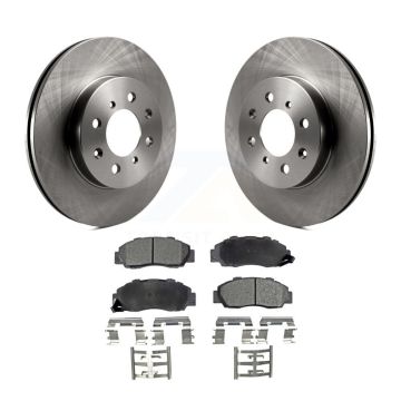 Front Disc Brake Rotors And Semi-Metallic Pads Kit For 1992-1993 Acura Integra GS-R K8F-102656