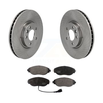 Front Disc Brake Rotors And Semi-Metallic Pads Kit For Volkswagen CC AWD K8F-102664