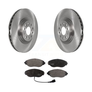 Front Brake Rotor Semi-Metallic Pad Kit For Volkswagen Tiguan Jetta Audi Q3 GTI Golf R S3 K8F-102669