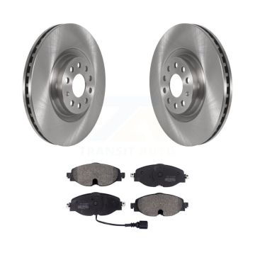Front Disc Brake Rotors And Semi-Metallic Pads Kit For Volkswagen Golf Jetta Audi A3 K8F-102670