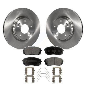 Front Disc Brake Rotor Semi-Metallic Pad Kit For Hyundai Kona Kia Seltos Forte Elantra GT K8F-102671