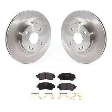 Front Disc Brake Rotors And Semi-Metallic Pads Kit For Toyota Yaris iA Scion K8F-102674